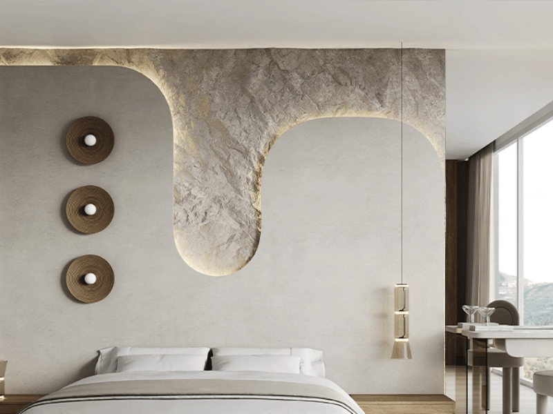 Modern room partition interior